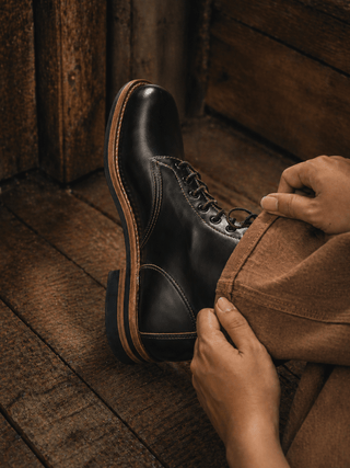 Bump plain toe service boots US1001 - 3 - VIBRAM® outsole - Brake House - Vibram Q405 - 16