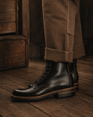 Bump plain toe service boots US1001 - 3 - VIBRAM® outsole - Brake House - Vibram Q405 - 14