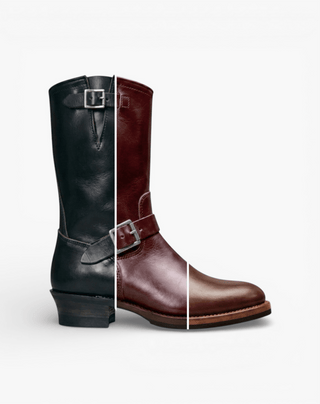 Leather Engineer Boots 3450 - Build Your Own - Brake House - Black Tea - core - 1