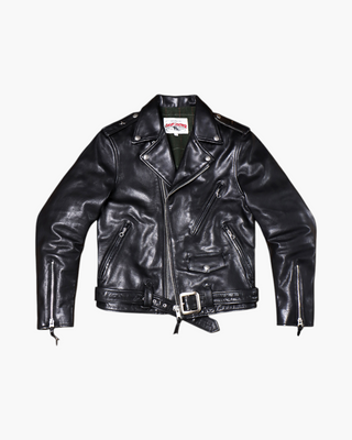 One-star vagetable tanned cowhide riding jacket