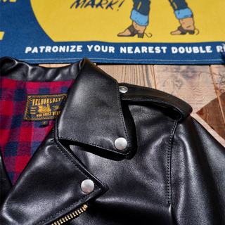 Italian cowhide J-24 riding jacket