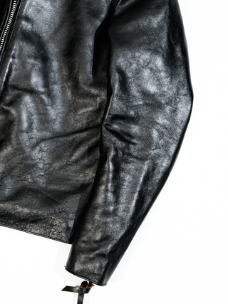 Tea-core horsehide 1960s70s flat track racing jacket