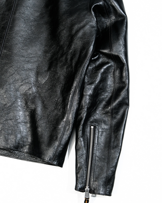 Tea-core horsehide 1960s70s flat track racing jacket