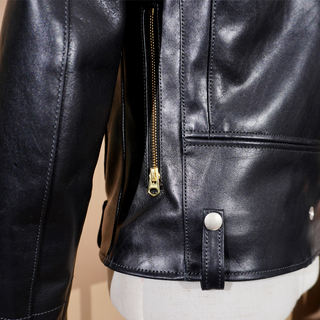 Italian cowhide J-24 riding jacket
