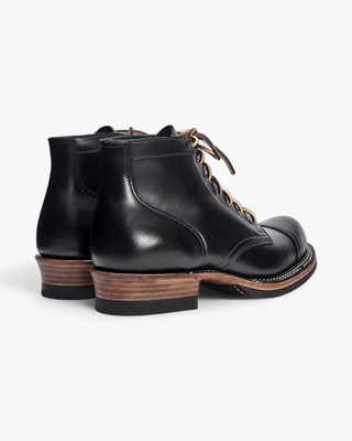 Round cap-toe service boots 8301