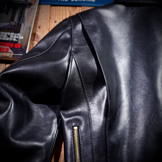 Italian cowhide J-24 riding jacket