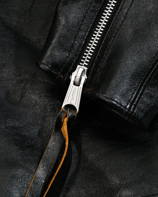 Tea-core horsehide 1960s70s flat track racing jacket