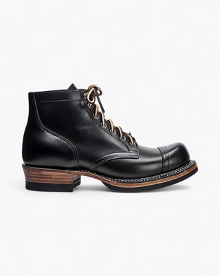 Round cap-toe service boots 8301