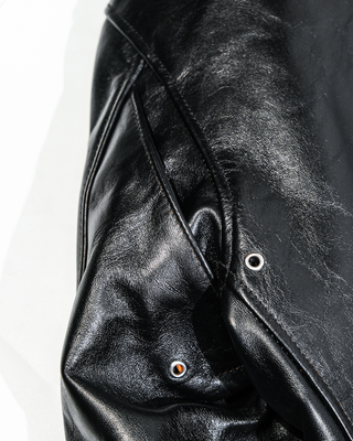 Tea core horsehide Mulholland jacket