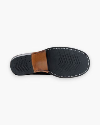 Round cap-toe service boots 8301