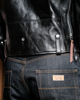 Tea core horsehide J-31 riding jacket