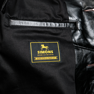 Tea core horsehide brakeman car coat
