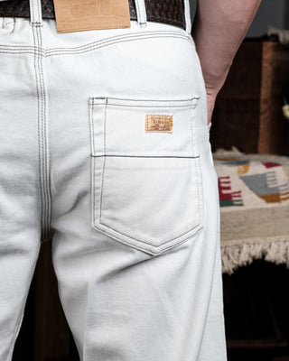 Lot. 2421 15oz Double Knee White Denim