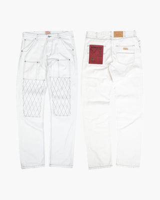 Lot. 2421 15oz Double Knee White Denim
