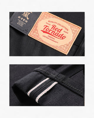 14.5oz Double Dyed Denim Field Chino - Black