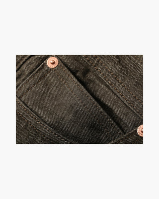 701 13.3oz Khaki Green Selvedge Denim - Snakepit Collection