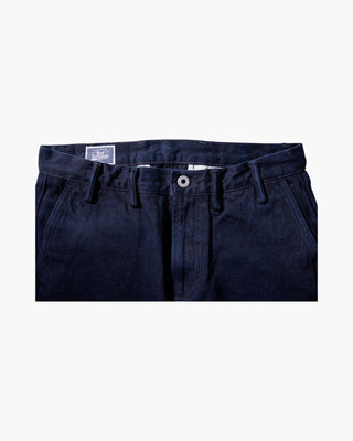 14oz Double Dyed Denim Field Chino - Blue Black