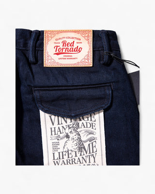14oz Double Dyed Denim Field Chino - Blue Black