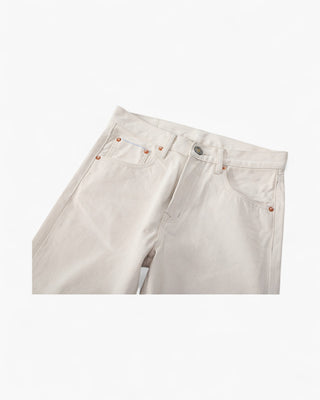 15oz Off-White Selvedge Denim - 3 Fits