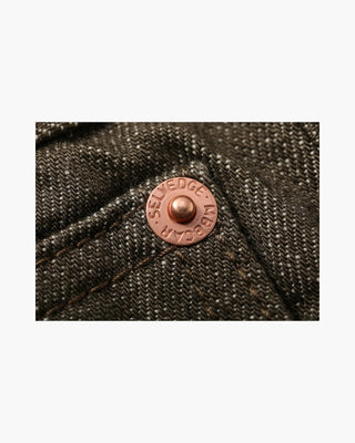701 13.3oz Khaki Green Selvedge Denim - Snakepit Collection
