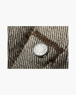 701 13.3oz Khaki Green Selvedge Denim - Snakepit Collection