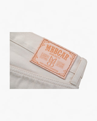 15oz Off-White Selvedge Denim - 3 Fits