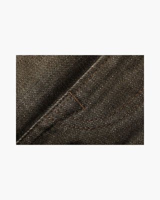 701 13.3oz Khaki Green Selvedge Denim - Snakepit Collection