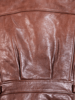 Four Corner Leather Work Jacket-Brake House-S-46
