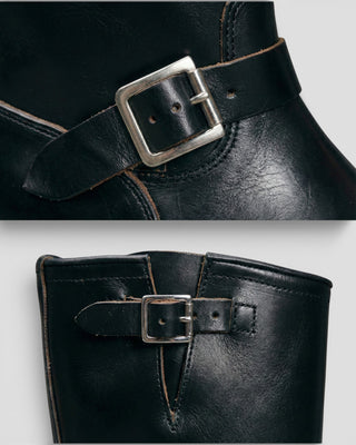 Leather Engineer Boots 3450 - VIBRAM® outsole - Brake House - Black - 5