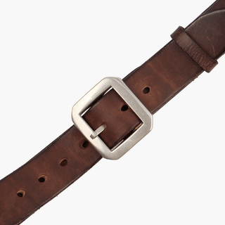Garrison Heavy Steel Leather Belt - Brake House - 95cm(W27–28) - 8