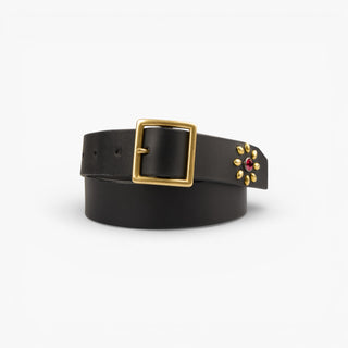 Garrison Studded Leather Belt