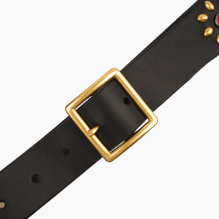 Garrison Studded Leather Belt - Brake House - 105cm(W31–32) - 4