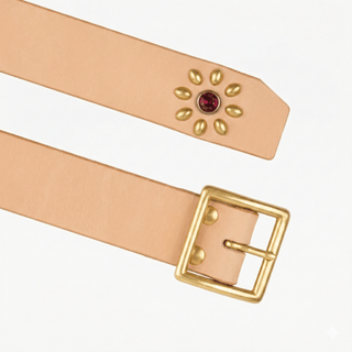 Garrison Studded Leather Belt - Brake House - 105cm(W31–32) - 9