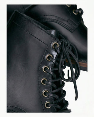 Flat Cap toe service boots 3902