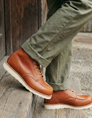 Classic Moc Toe Boots 1101 - VIBRAM® 9105 outsole - Brake House - Brown - 15