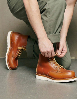Classic Moc Toe Boots 1101 - VIBRAM® 9105 outsole - Brake House - Brown - 16