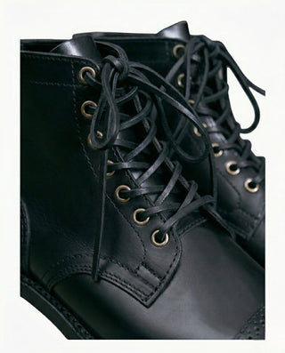 Flat Cap toe service boots 3902