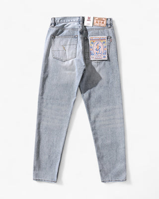 Ice Cool 11.6oz Selvedge Denim - Brake House - Light Blue - 1