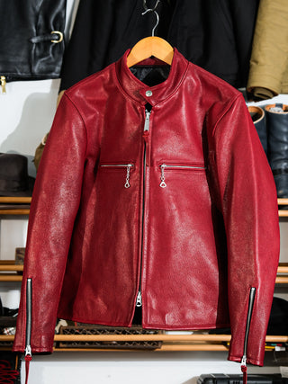 J - 100 Single Rider Racing Jacket - Brake House - Red - 21