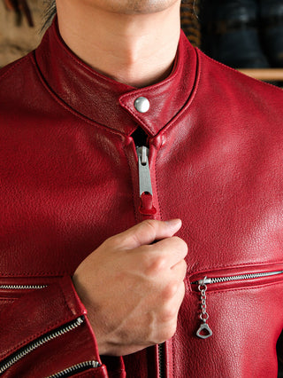 J - 100 Single Rider Racing Jacket - Brake House - Red - 24