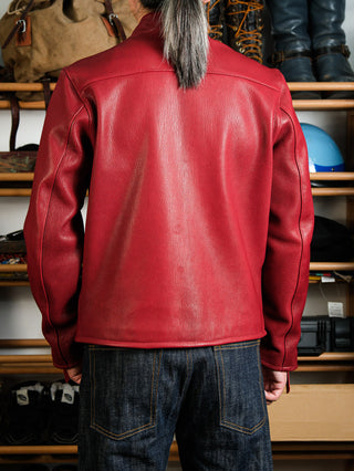 J - 100 Single Rider Racing Jacket - Brake House - Red - 20