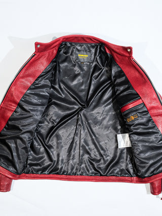 J - 100 Single Rider Racing Jacket - Brake House - Red - 31