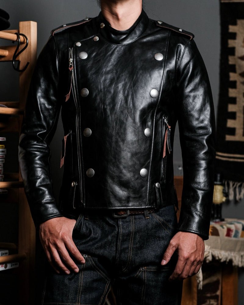 J-31 Leather Motorcycle Jacket | Brake House - Men's Leather Jacket