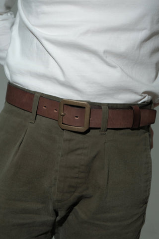 Garrison Heavy Leather Belt - Brake House - 100cm(W29–30) - 15