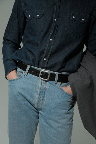 Garrison Refined Leather Belt - Brake House - 90cm(W25–26) - 14