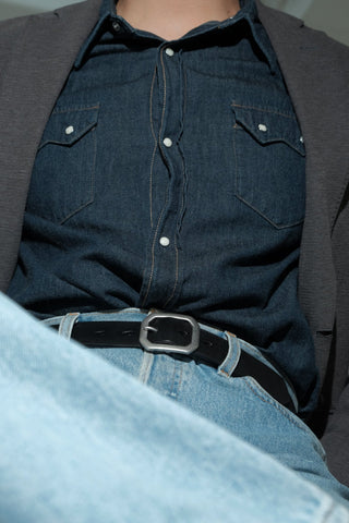 Garrison Refined Leather Belt - Brake House - 90cm(W25–26) - 10