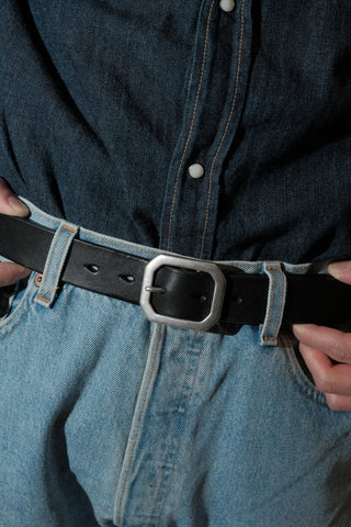 Garrison Refined Leather Belt - Brake House - 90cm(W25–26) - 12