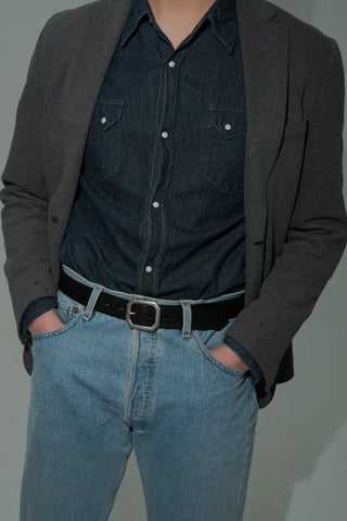 Garrison Refined Leather Belt - Brake House - 90cm(W25–26) - 16