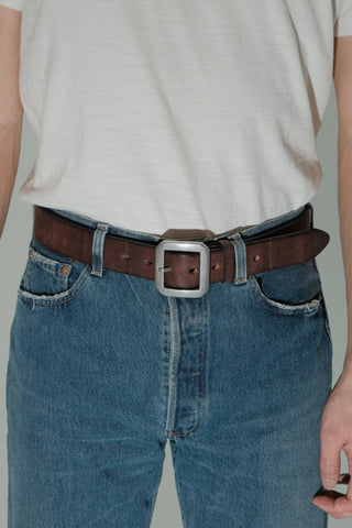 Garrison Heavy Steel Leather Belt - Brake House - 95cm(W27–28) - 11