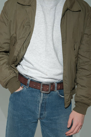 Garrison Heavy Steel Leather Belt - Brake House - 95cm(W27–28) - 15